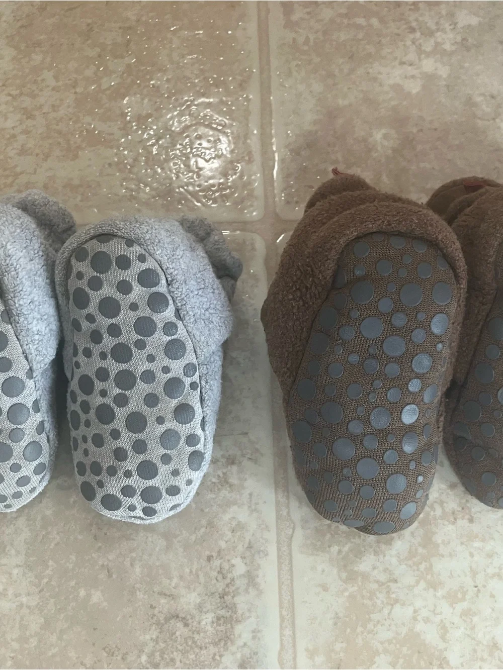 Zutano Stay-On Fleece Booties, 2 Pair Bundle, Non-Slip Sole, 12 M & 18 M
